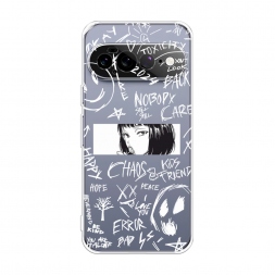 ����������� ����� Manga graffiti white �� Google Pixel 11 Pro XL