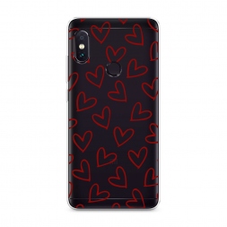 ����������� ����� Little hearts doodles 2 �� Xiaomi Redmi Note 5/Note 5 Pro