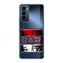 Силиконовый чехол Аниме взгляд на Tecno Camon 18P