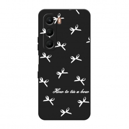 Матовый силиконовый чехол How to tie a bow 1 на Infinix Hot 60