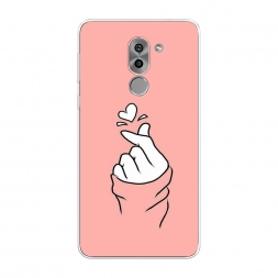 Силиконовый чехол Любовь-щелк на Honor 6X