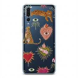 Силиконовый чехол Сюрреализм паттерн на Huawei P20 Pro