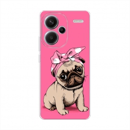 Силиконовый чехол Dog Pin-Up на Xiaomi Redmi Note 13 Pro Plus