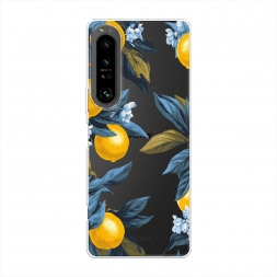 Силиконовый чехол Сочные лимоны арт на Sony Xperia 1 IV