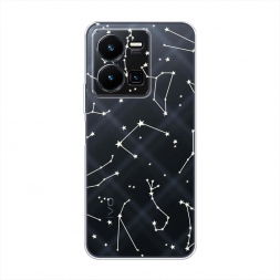 Силиконовый чехол Созвездия на Vivo Y35 4G