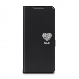 Чехол-книжка Premium Отпечаток сердца белый на Realme GT 6T