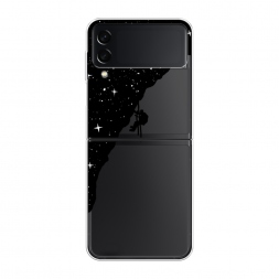 Силиконовый чехол Скалолаз в космосе на Samsung Galaxy Z Flip 3