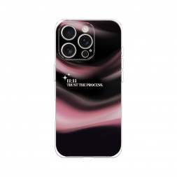 Силиконовый чехол trust the process на iPhone 16 Pro