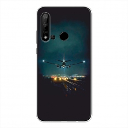 Силиконовый чехол Ночной рейс на Huawei P20 lite 2019