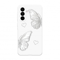 Soft touch ����� white butterflies 2 �� Samsung Galaxy A56 5G