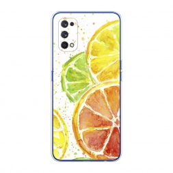 Силиконовый чехол Цитрусовые на Realme 7 Pro