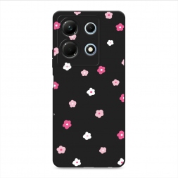 Матовый силиконовый чехол Весенние цветочки рисунок на Infinix Note 30 4G