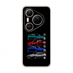 Силиконовый чехол JDM Legend cars на Huawei Pura 80 Pro