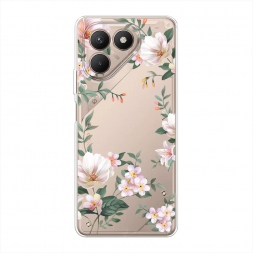 ����������� ����� Beautiful white flowers �� Tecno Pova 7