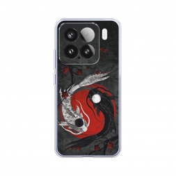 Силиконовый чехол Японские карпы на Xiaomi 15