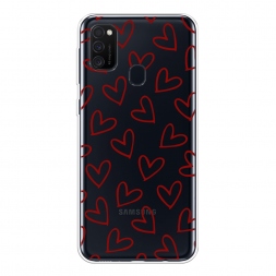 ����������� ����� Little hearts doodles 2 �� Samsung Galaxy M21