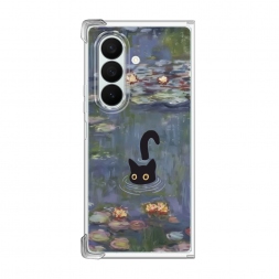 Силиконовый чехол Котик в пруду на Samsung Galaxy Z Fold 7