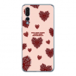 Силиконовый чехол Большая ответственность 1 на Huawei P20 Pro