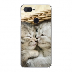 Силиконовый чехол Милые котята на Xiaomi Mi 8 Lite (Youth Edition)