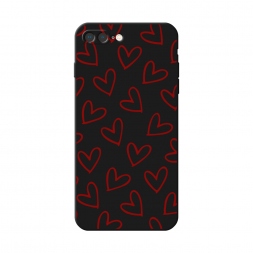������� ����������� ����� Little hearts doodles 2 �� iPhone 8 Plus