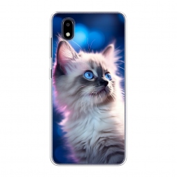 Силиконовый чехол Голубоглазый котёнок на ZTE Blade A3 (2020)