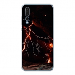 Силиконовый чехол Молния 4 на Huawei P20 Pro