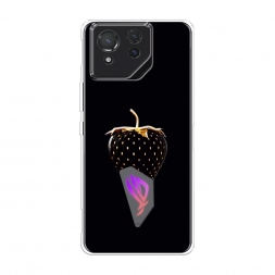 Силиконовый чехол Black strawberry на Asus ROG Phone 8