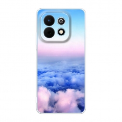 Силиконовый чехол Облака на Huawei Nova Y74