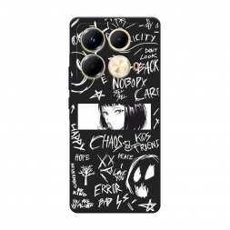 ������� ����������� ����� Manga graffiti white �� Infinix Note 40