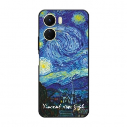 Матовый силиконовый чехол De sterrennacht Vincent van Gogh на Vivo Y16
