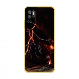 Силиконовый чехол Молния 4 на Xiaomi Poco M3 Pro