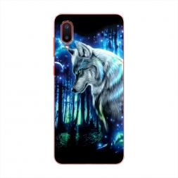 Силиконовый чехол Сказочный волк на Samsung Galaxy A02