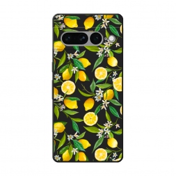 Матовый силиконовый чехол Сочные лимоны на Google Pixel 7 Pro