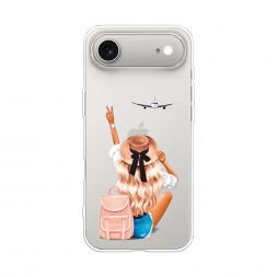 Силиконовый чехол Автостопом самолетом на iPhone 17 Air
