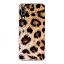 Силиконовый чехол Леопардовый принт на Samsung Galaxy A70
