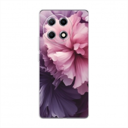 Силиконовый чехол Фиолетовые бутоны на Tecno Camon 30S