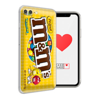 Силиконовый чехол M&Ms желтый