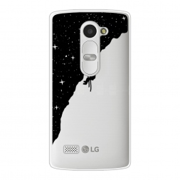 Силиконовый чехол Скалолаз в космосе на LG Leon (H324)
