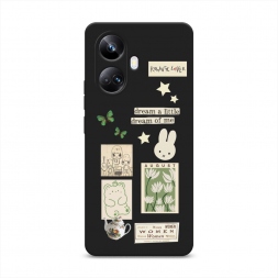 Матовый силиконовый чехол dream a little на Realme 10 Pro Plus