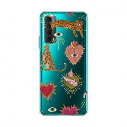 Силиконовый чехол Сюрреализм паттерн на Huawei P Smart 2021