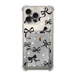 Карман Милые чёрные бантики на iPhone 16 Pro Max