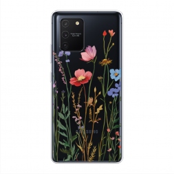 Силиконовый чехол Высокие цветы на Samsung Galaxy S10 Lite