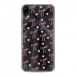 Силиконовый чехол Бантики и сердечки на Asus Zenfone 5 ZE620KL