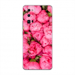 Силиконовый чехол Прекрасные пионы на Honor 30 Pro Plus