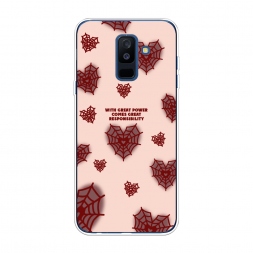 Силиконовый чехол Большая ответственность 1 на Samsung Galaxy A6 Plus