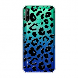 Силиконовый чехол Чёрные леопардовые пятна на Honor 9C