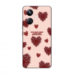 Матовый силиконовый чехол Большая ответственность 1 на Realme 10 Pro Plus