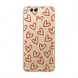 ����������� ����� Little hearts doodles 2 �� Honor 7X