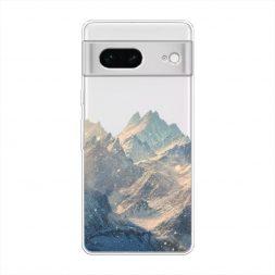 Силиконовый чехол Горы арт 2 на Google Pixel 7