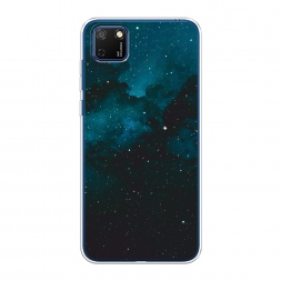 Силиконовый чехол Синий космос на Huawei Y5p